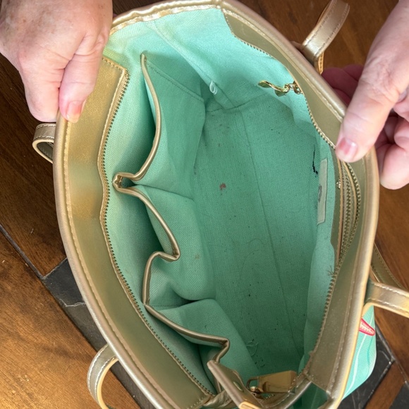 Spartina 449 Golden Mermaid Shoulder bag and wallet - Picture 3 of 5